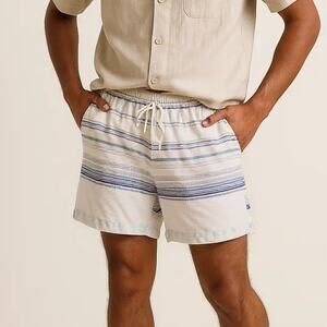 NWT Sovereign Code Boy's White Striped Shorts Preppy Surfer 14